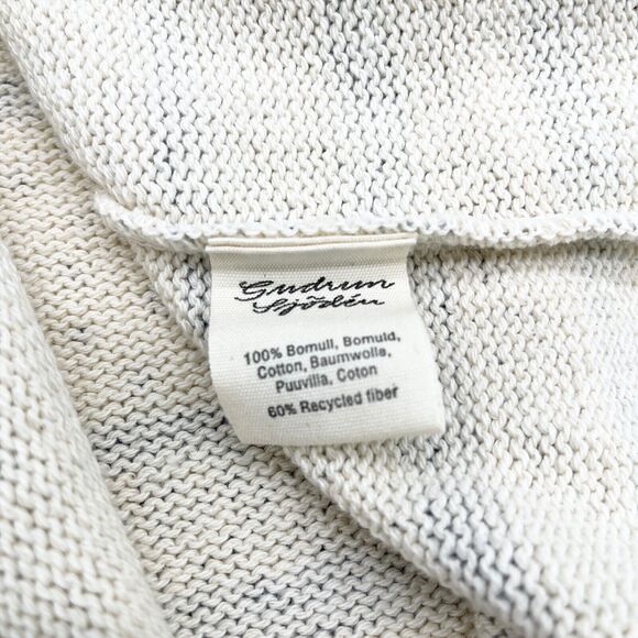 Gudrun Sjoden Favorite Sweater Womens Medium Cotton Rita Geometric Artsy Skandi - Picture 7 of 10